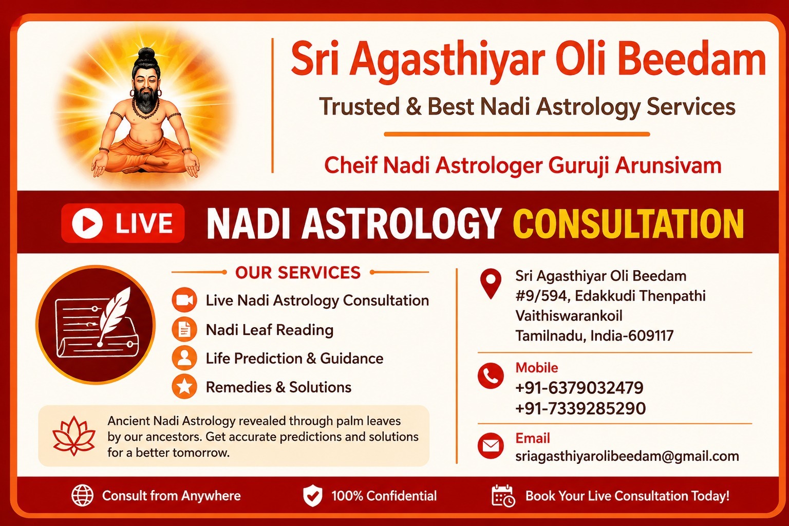 Nadi Astrology vs Horoscope Astrology